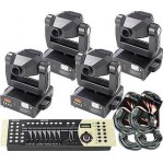 Stairville Moving Head 4er Set DMX MV250H