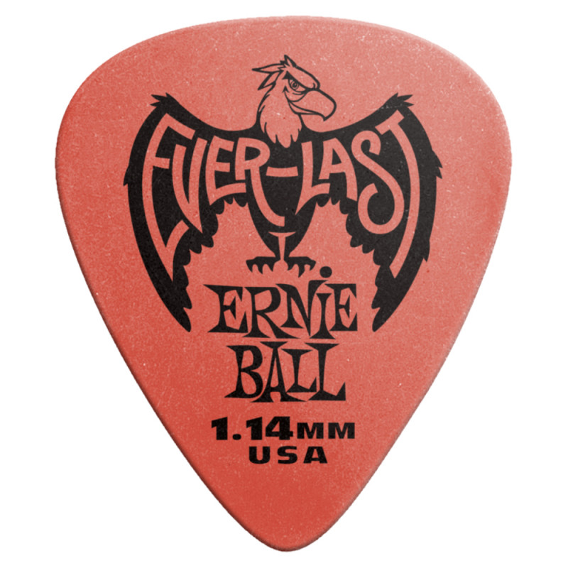Ernie Ball Everlast Picks Red 1.14mm