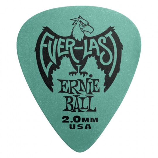 Ernie Ball Everlast Picks Teal 2.0 mm