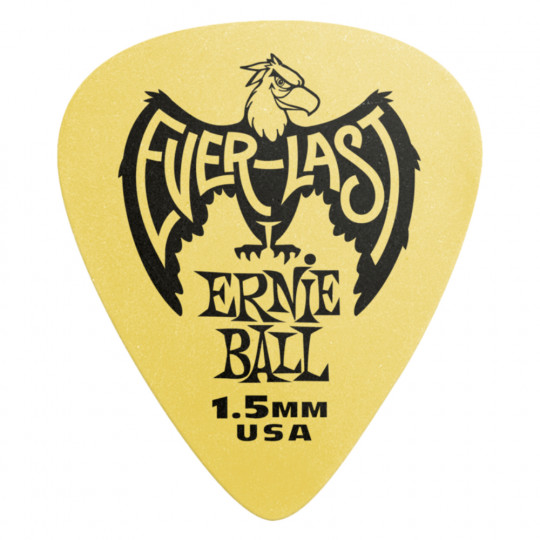 Ernie Ball Everlast Picks Yellow 1.5 mm