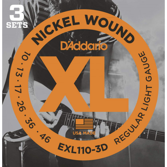 D'Addario EXL110-3D