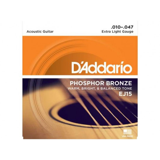 D&#039;Addario EJ15 - struny pro akustickou kytaru