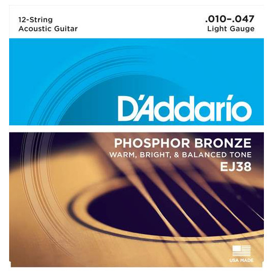 D&#039;Addario EJ38 - struny pro akustickou kytaru