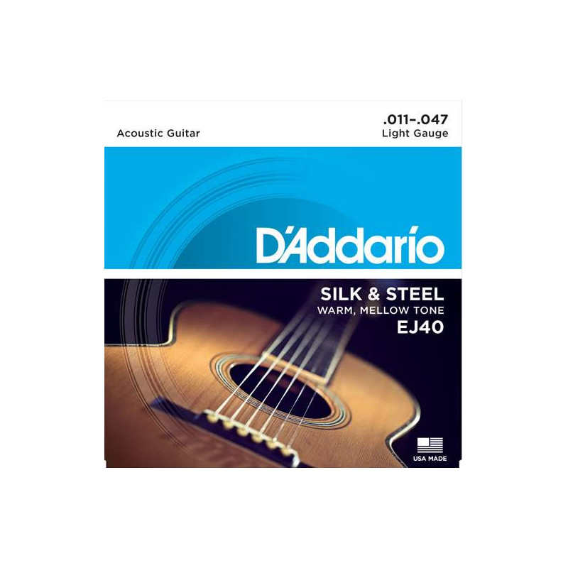 D'Addario EJ40 - struny pro folkovou kytaru D'Addario EJ40 - struny pro folkovou kytaru