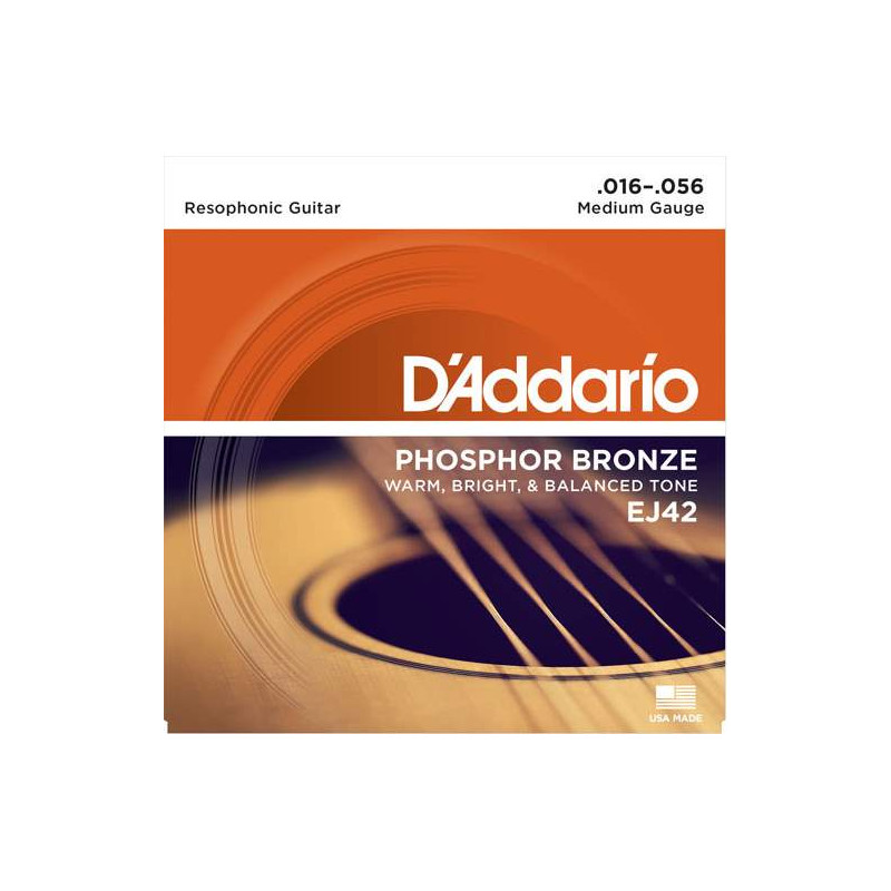 D'Addario EJ42 - PHOSPHOR BRONZE STRUNY