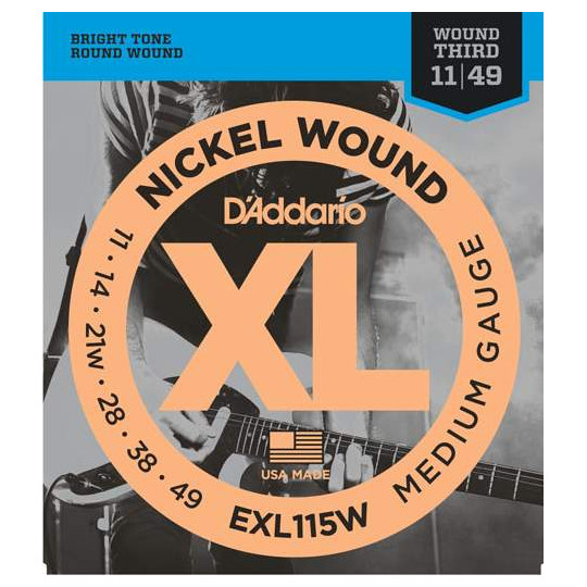 D&#039;Addario EXL115W - struny pro elektrickou kytaru