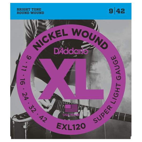 D'Addario EXL120 - struny pro elektrickou kytaru