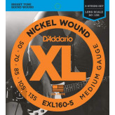 D'Addario EXL160-5 - struny pro basovou kytaru