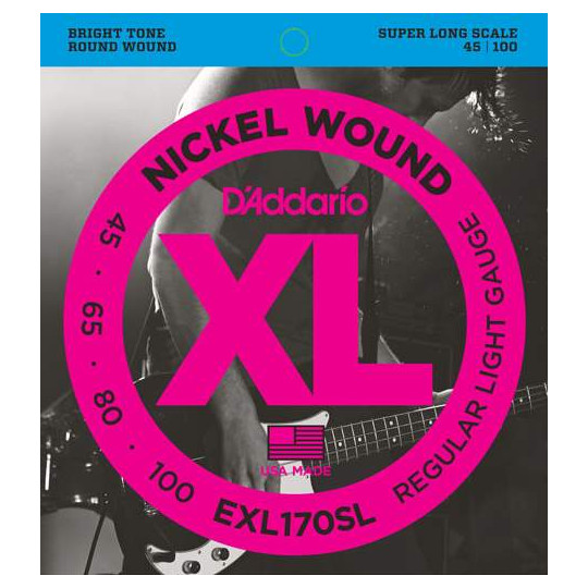 D&#039;Addario EXL170SL - struny pro basovou kytaru