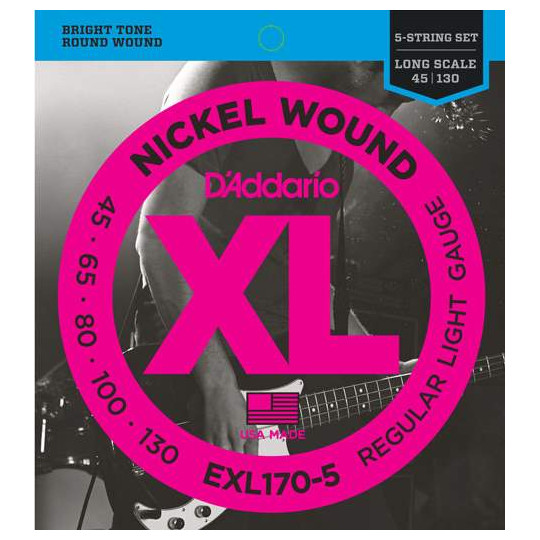 D&#039;Addario EXL170-5 - struny pro basovou kytaru