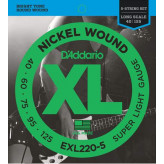 D'Addario EXL220-5 - struny pro basovou kytaru