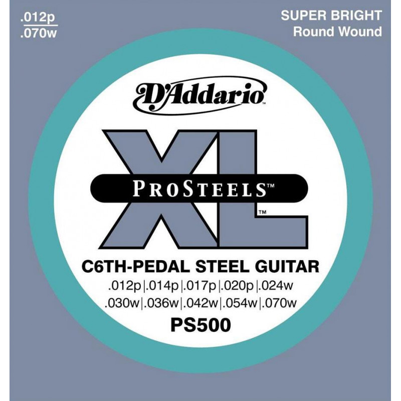 D'Addario PS500 - struny pro pedal steel kytaru