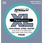 D'Addario PS500 - struny pro pedal steel kytaru