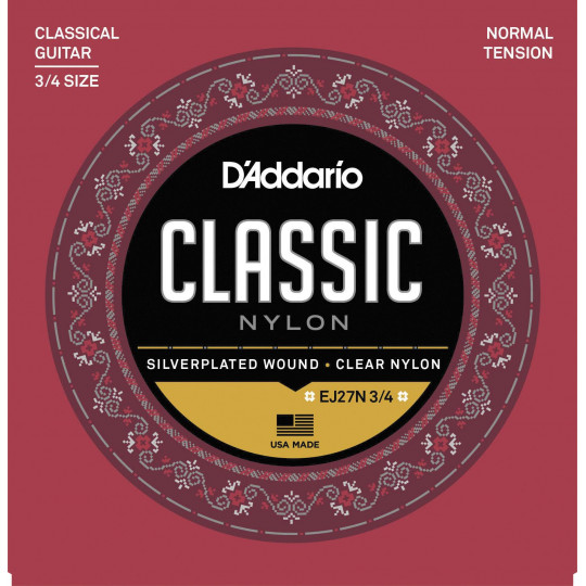 D'Addario EJ27N3/4- struny pro klasickou kytaru