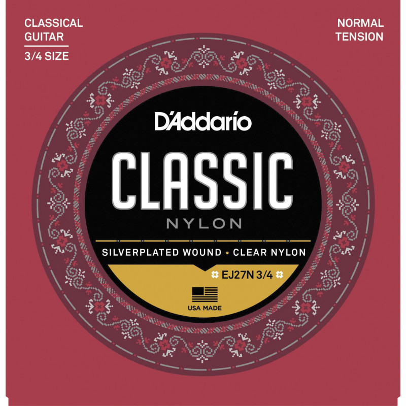 D'Addario EJ27N3/4- struny pro klasickou kytaru