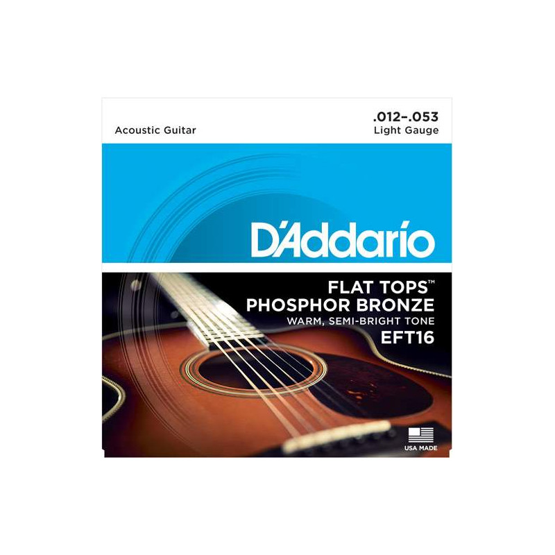 D'Addario EFT15 - struny pro akustickou kytaru