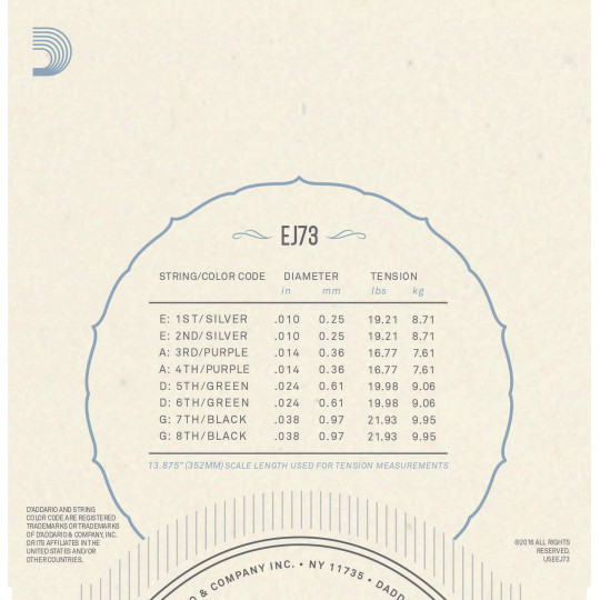 D&#039;Addario EJ73