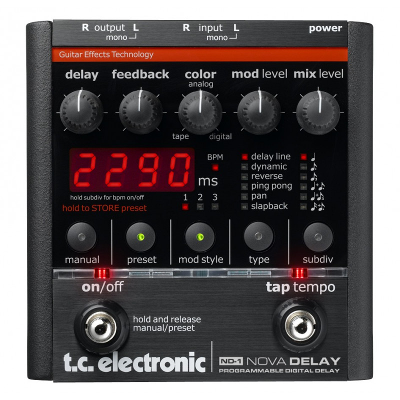 TC ELECTRONIC ND-1 Nova Delay TC ELECTRONIC ND-1 Nova Delay