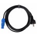 Napájecí kabel pro aktivní reproboxy a osvětlovací systémy s konektorem Powercon o délce 3 m v černé barvě. Kabel 3x 0,75mm², maximální zatížení 6A.