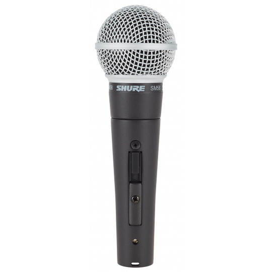 SHURE SM58SE - dynamický mikrofon zpěvový s vypínačem