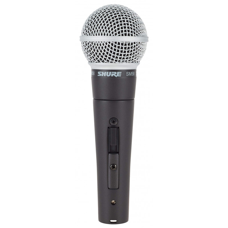 SHURE SM58SE - dynamický mikrofon zpěvový s vypínačem