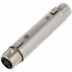 Redukce XLR 3-pin samice- XLR 3-pin samice, kov.