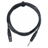 Pronomic Stage XFJ-2.5 mikrofonní - propojovací kabel XLR-jack 2,5 m, černý