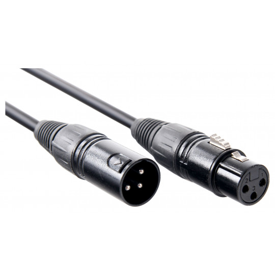 Pronomic Stage XFXM-0.5 mirofonní kabel XLR 0,5 m - černý