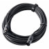Mikrofonní kabel o délce 10 m XLR (samec) - XLR (samice) s kvalitními konektory v černém provedení.