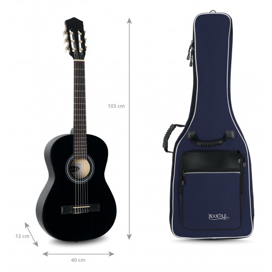 Rocktile obal na klasickou kytaru 4/4 modrý