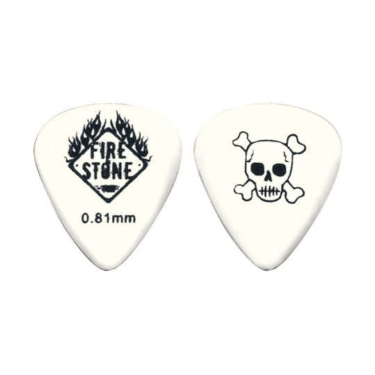 Trsátka Fire&amp;Stone Monster Picks Skull 351-tvar, bílé