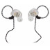Transparentní In-Ear sluchátka, frekvenční rozsah 7Hz - 40kHz, délka kabelu 1,2 m, konektor Jack 3,5mm, včetně obalu a náhradních špuntů.