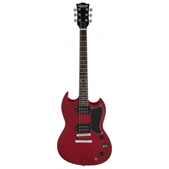 Shaman Element Series DCX-100R Electric Guitar - Dark Red