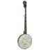 5-strunné banjo s otevřenými zády, korpus ořech, blána Remo Weatherking, krk mahagon, kobylka javor s hrotem z ovangkol, hmatník ovangkol, hardware chrom, menzura 670 mm.