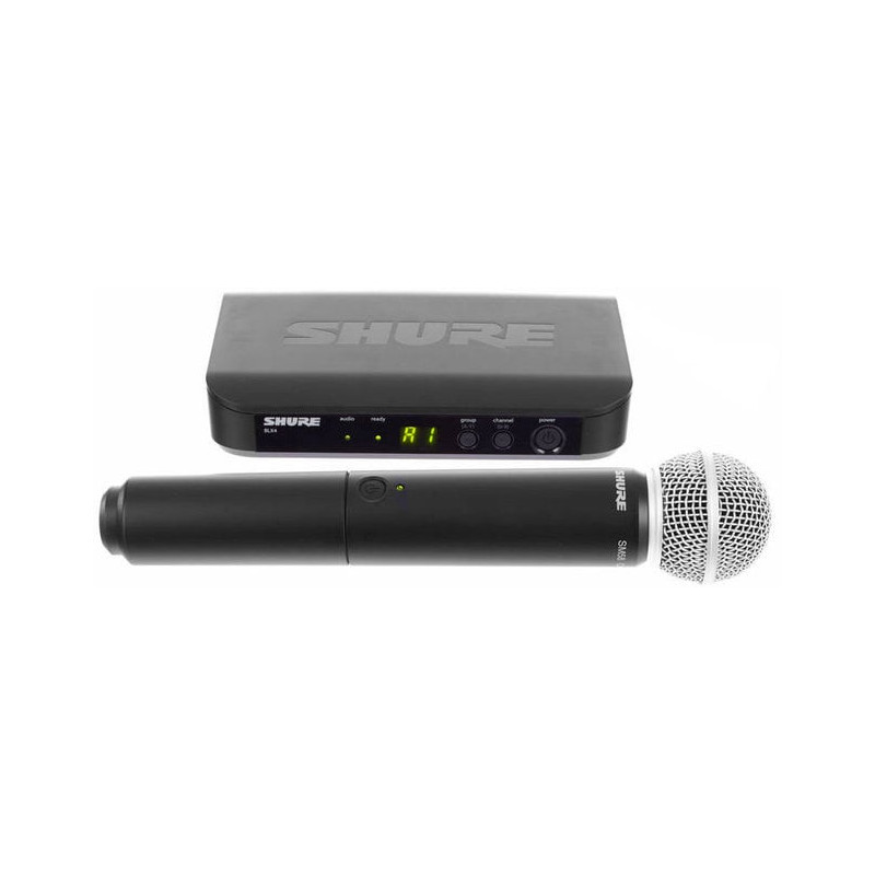 SHURE BLX24E/SM58 - SMW systém, BLX4E + ruční mikr. SM58