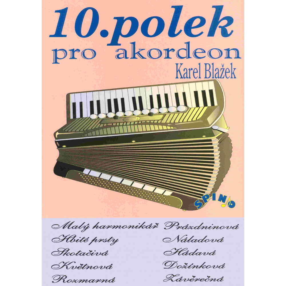 10. polek pro akordeon Karel Blažek AudioWorks.cz Hudební nástroje