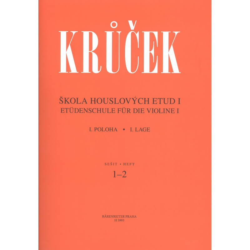 Škola houslových etud I. - Václav Krůček