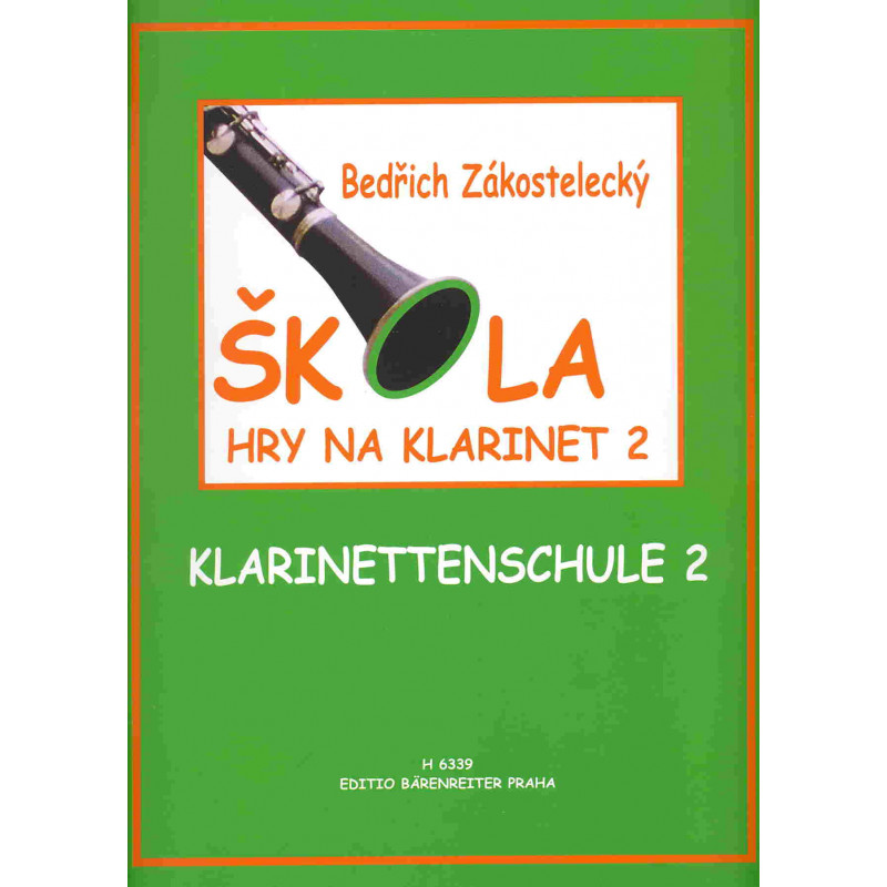 Škola hry na klarinet 2 - Bedřich Zákostelecký