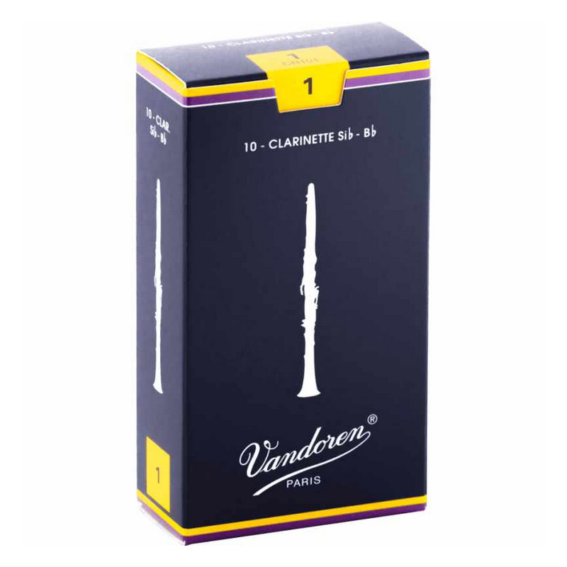 VANDOREN CR101 -plátky pro B klarinet, tvrdost 1