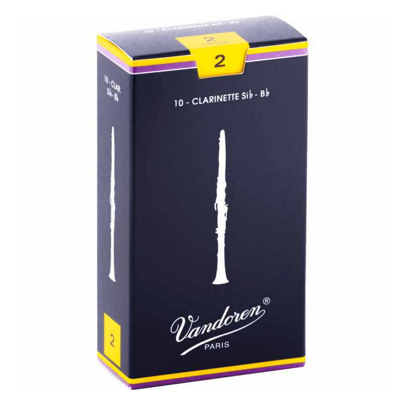VANDOREN CR102 - plátky pro B klarinet, tvrdost 2