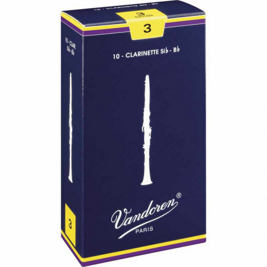 VANDOREN CR103 -plátky pro B klarinet, tvrdost 3