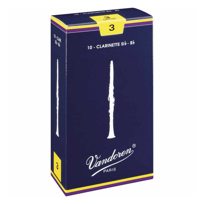 VANDOREN CR103 -plátky pro B klarinet, tvrdost 3