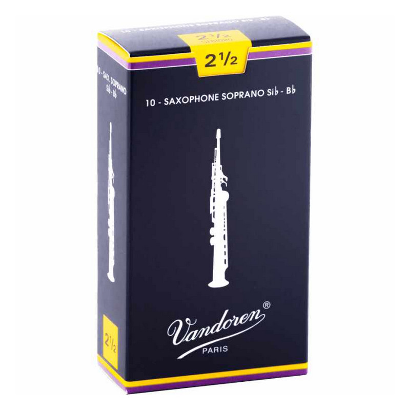 VANDOREN SR2025 - plátky pro sopran saxofon tvrdost 2,5