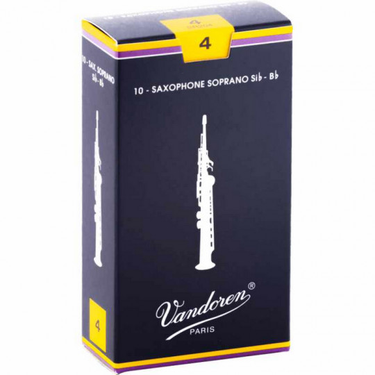 VANDOREN SR204 - plátky pro sopran saxofon tvrdost 4