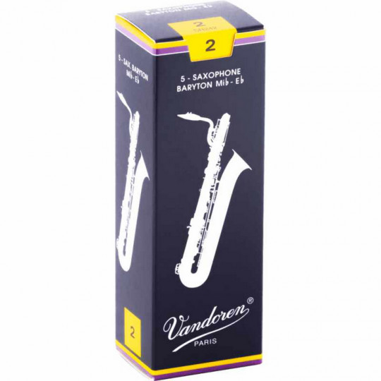 VANDOREN SR242 - plátky pro baryton saxofon tvrdost 2