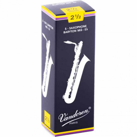 VANDOREN SR2425 - plátky pro baryton saxofon tvrdost 2,5
