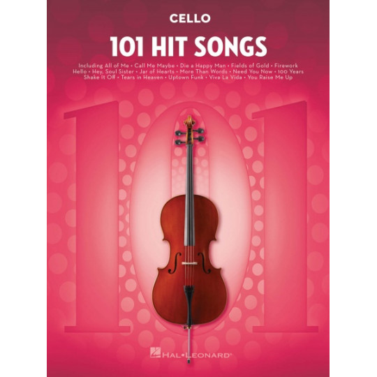 101 hit songs for violoncello