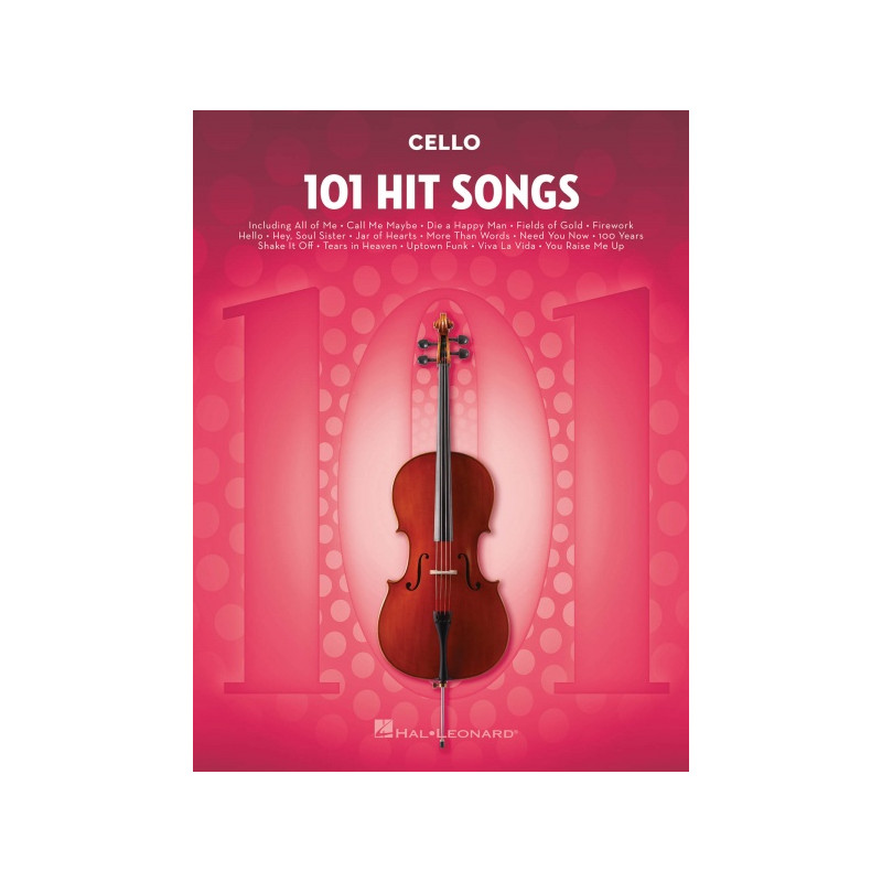 101 hit songs for violoncello