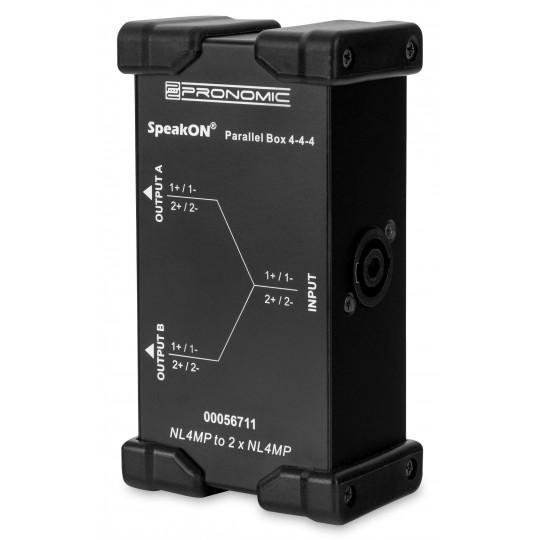 Pronomic Speakon split box 4-4-4