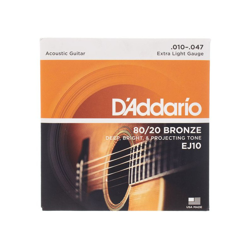 D'Addario EJ10 - struny pro akustickou kytaru D'Addario EJ10 - struny pro akustickou kytaru